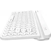 Клавиатура A4Tech Fstyler FBK30 белый USB беспроводная BT/Radio slim Multimedia (FBK30 WHITE) Клавиатура A4Tech Fstyler FBK30 белый USB беспроводная BT/Radio slim Multimedia (FBK30 WHITE)